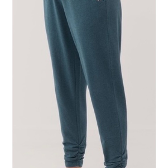 Pact Teal Track Pants - Picture 1 of 2